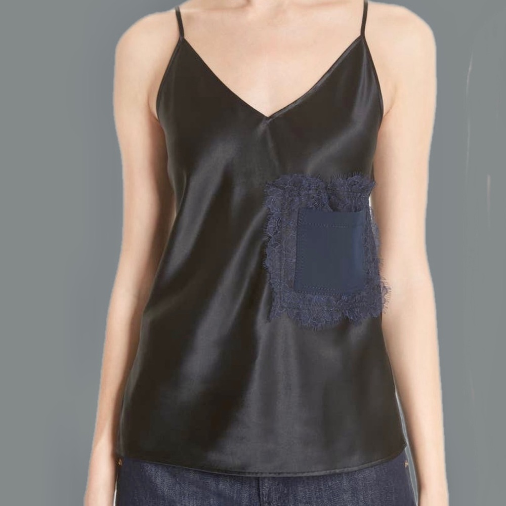 Tory Burch Claire Silk Tank Top